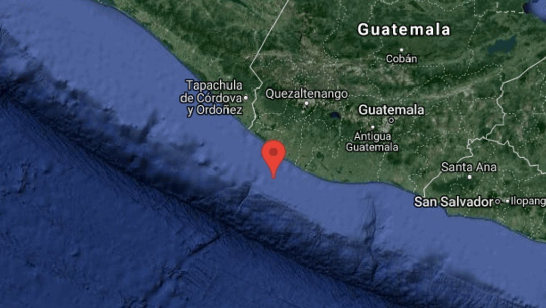 Sismo de magnitud 5.4 sacude al suroeste de Guatemala