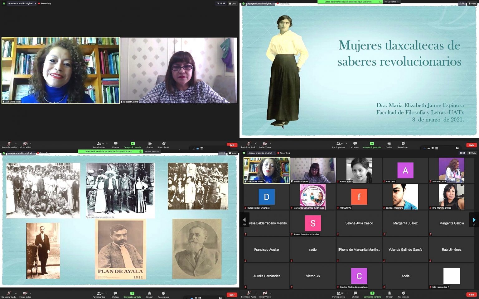 Inicia UATx ciclo de conferencias “Mujeres que estudian mujeres”