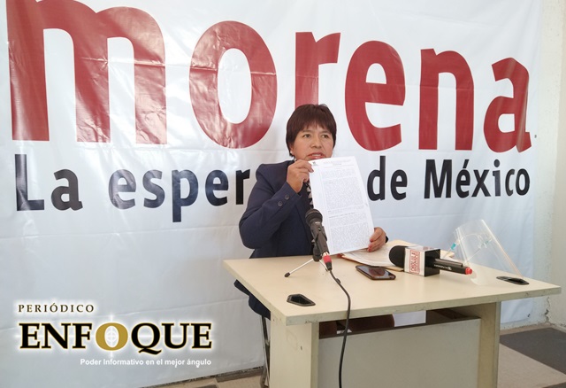 Acusan a Adán Xicale de "despojar" terreno a aspirante a diputada local por Morena en Cholula