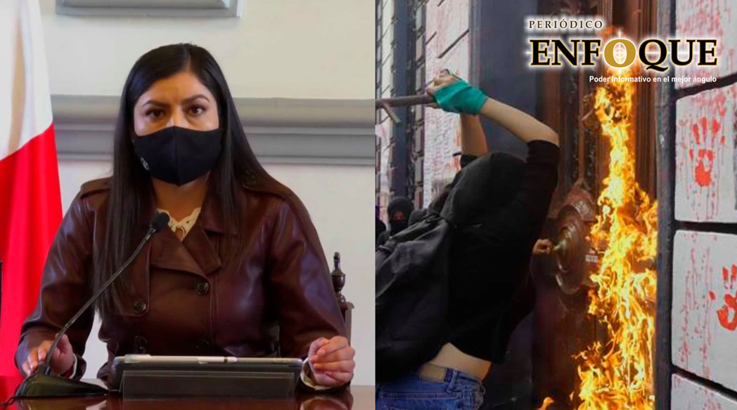 Rivera Vivanco justifica actos vandálicos de feministas durante manifestaciones del 8M