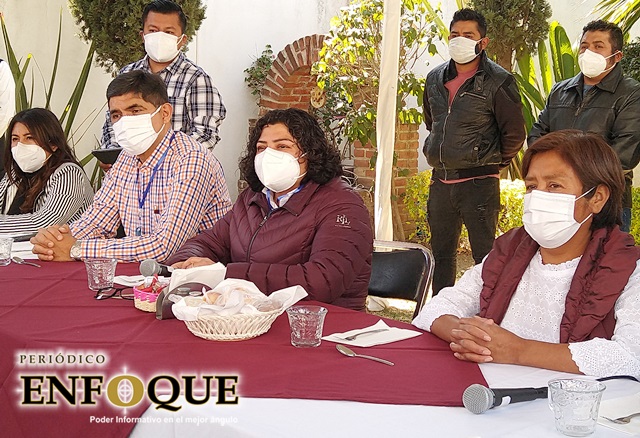 Confía Karina Pérez Popoca en encuesta de Morena para elegir candidato a la alcaldía por San Andrés