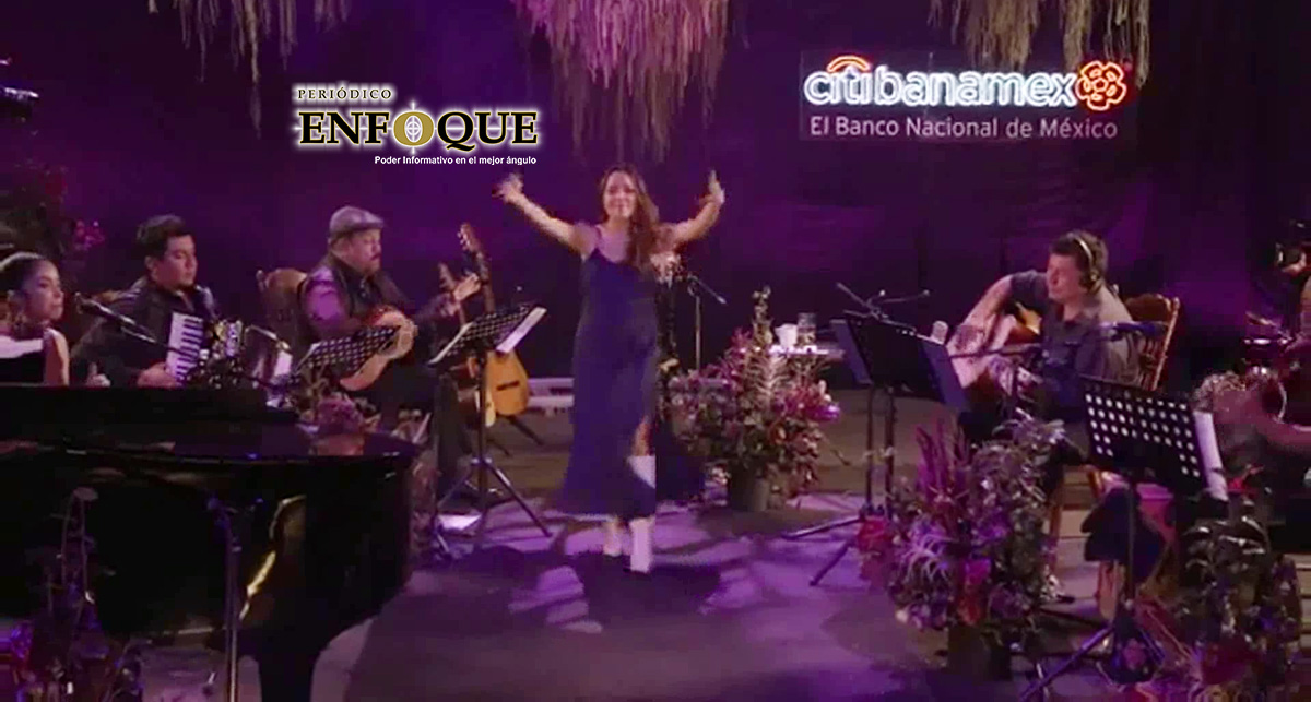 Natalia Lafourcade celebró el “Día internacional de la mujer”, concierto online, con mucho folklor, 11 de marzo de 2021