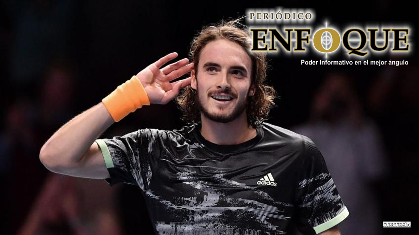El tenista Stéfanos Tsitsipas y estrella principal del Abierto de Acapulco dice estar feliz en México. 