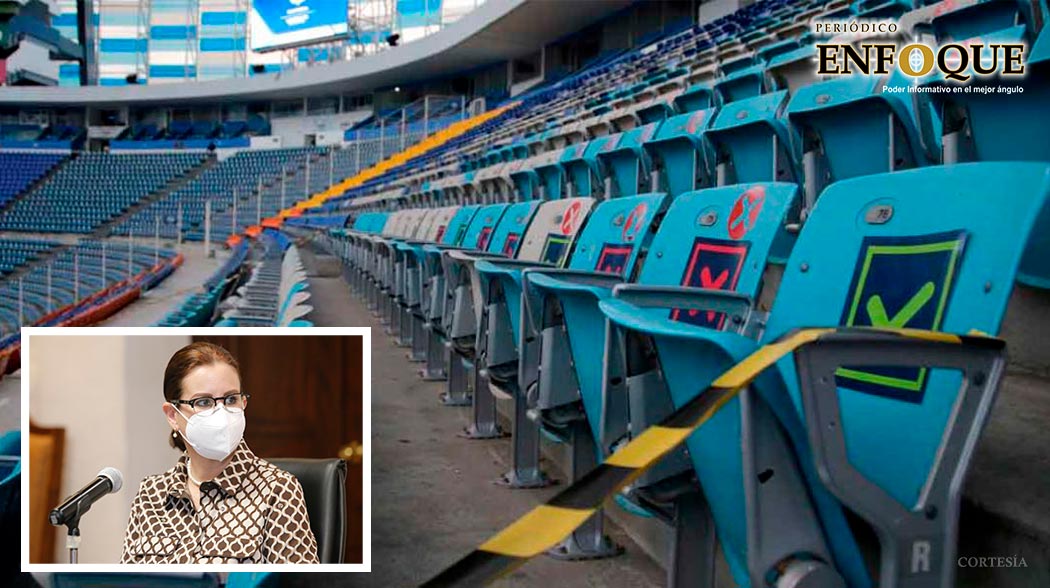 No hay prisa por reabrir al público el estadio Cuauhtémoc, adelanta gobierno del estado