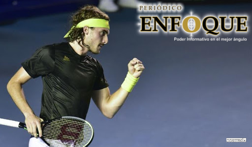 Stefanos Tsitsipas se clasifica a los cuartos de final del Abierto Mexicano de Tenis.