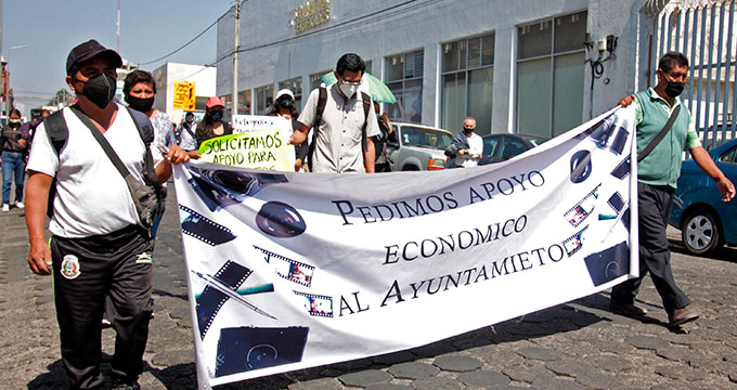 Fotógrafos y videógrafos salen de nuevo a las calles a pedir apoyo del Ayuntamiento