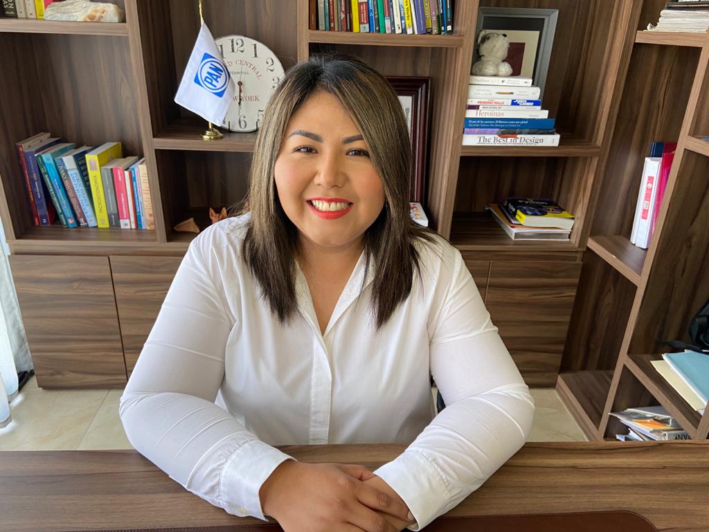 Candidatos del PAN están obligados a devolver a Puebla al camino de desarrollo: Genoveva Huerta