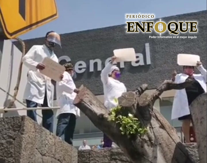 Médicos del ISSSTE se manifiestan por insalubridad y falta de personal en fines de semana