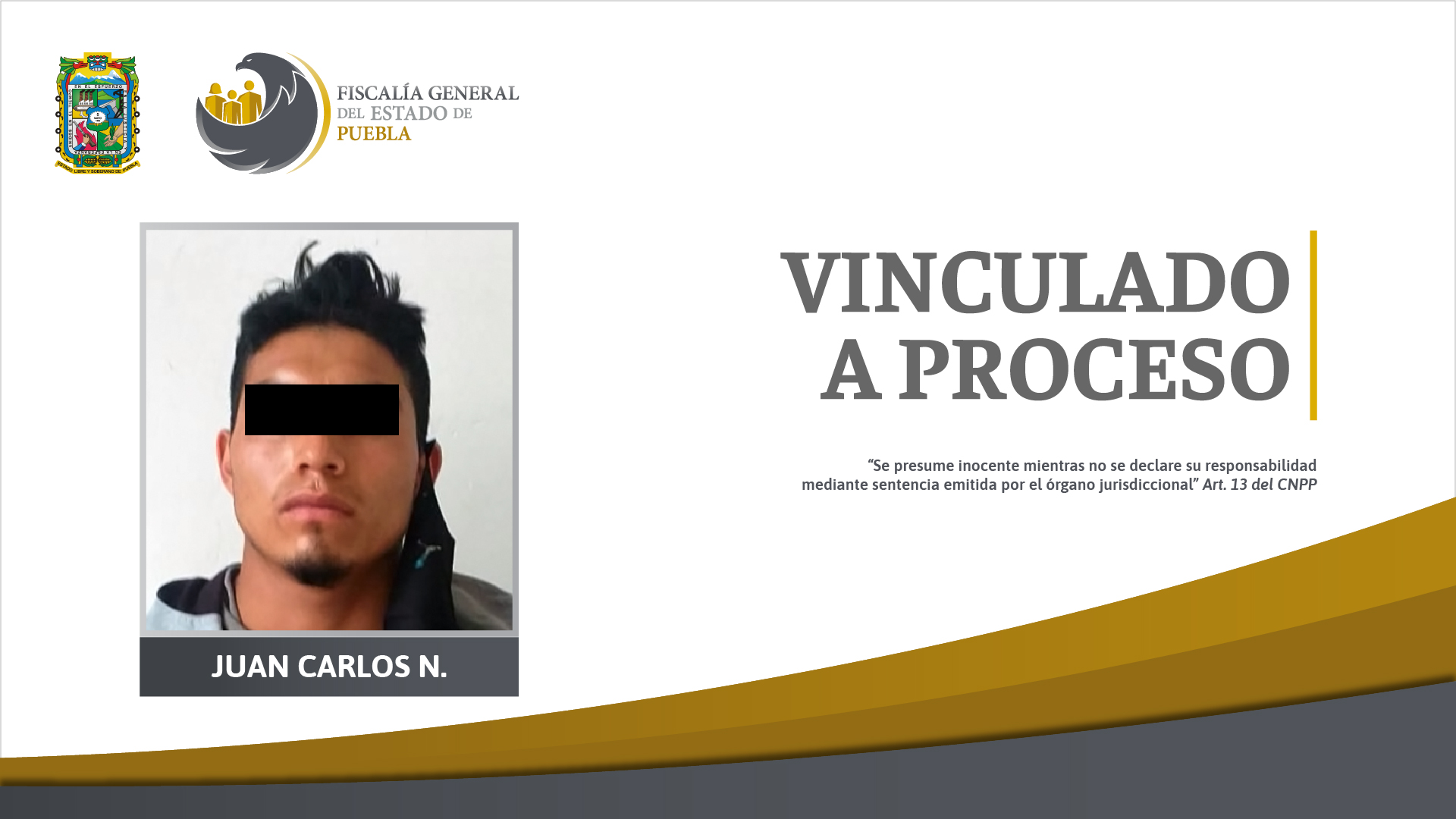Juan Carlos N. vinculado a proceso por abuso sexual de su hijastra