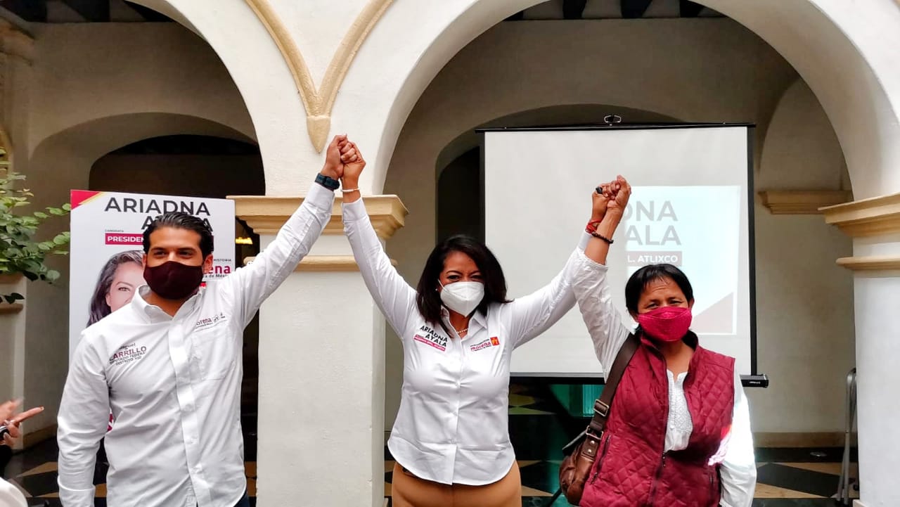 Presenta grandes propuestas de trabajo Ariadna Ayala para el desarrollo de Atlixco