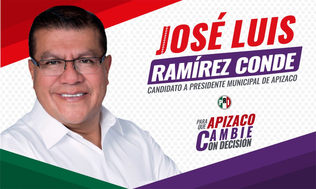 José Luis Ramírez arranca su campaña esta mañana abanderado por el PRI en Apizaco.