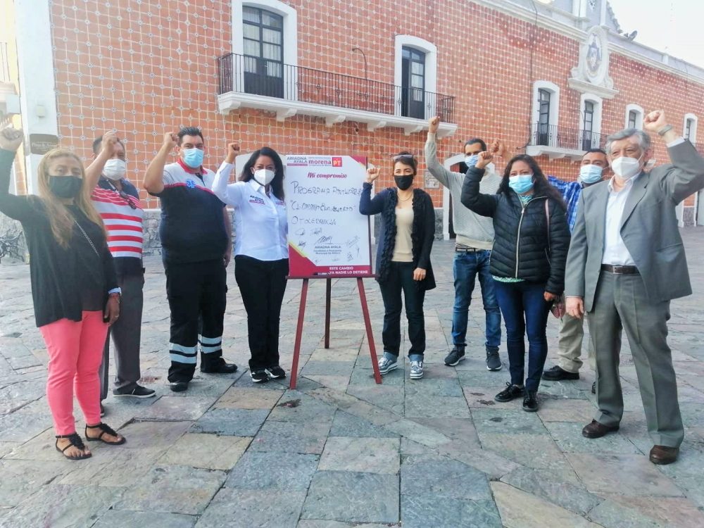 Ariadna Ayala presenta como compromiso de campaña "Programa Anticorrupción"