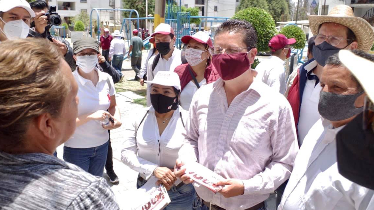 Julio Lorenzini candidato por la Alcaldía de San Pedro Cholula dice asegurar que a la actual administración no le importa la seguridad. 