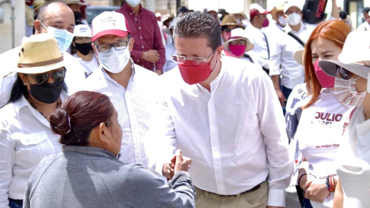 Julio Lorenzini buscaría facilitar los permisos burocráticos para comerciantes de San Pedro Cholula