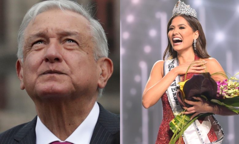 ”Es la más guapa”: AMLO felicita a Andrea Meza por ser la ganadora de Miss Universo