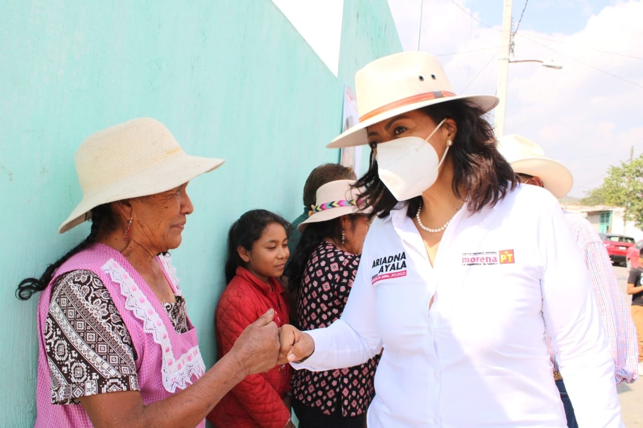 Ariadna Ayala más fuerte que nunca y de la mano de la gente para mejorar Atlixco 