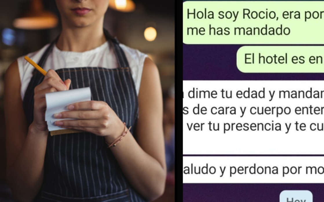 "Espero te guste": Mesera se hace viral por épica respuesta en WhatsApp