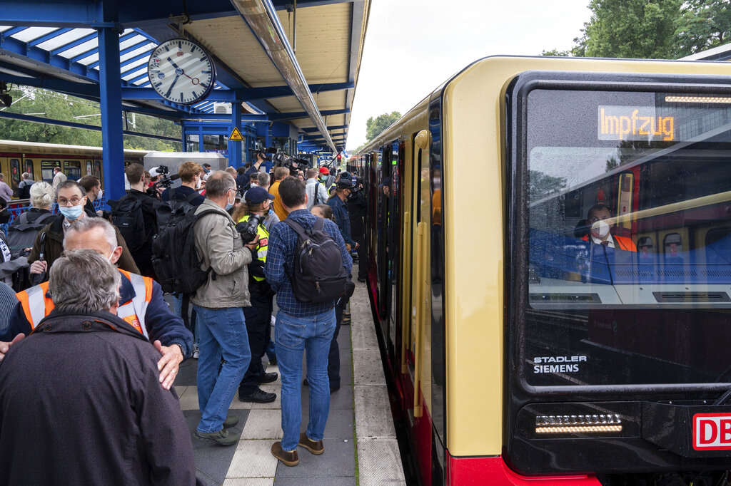 Berlín ofrece un tren especial para vacunarse por covid-19 