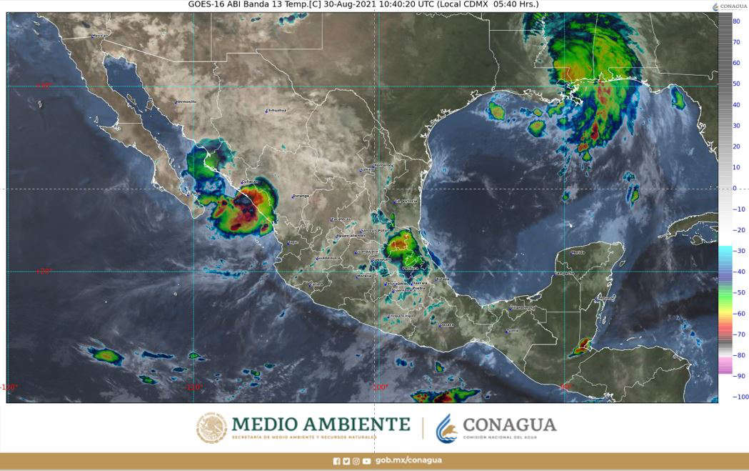 'Nora' se degrada a baja presión remanente