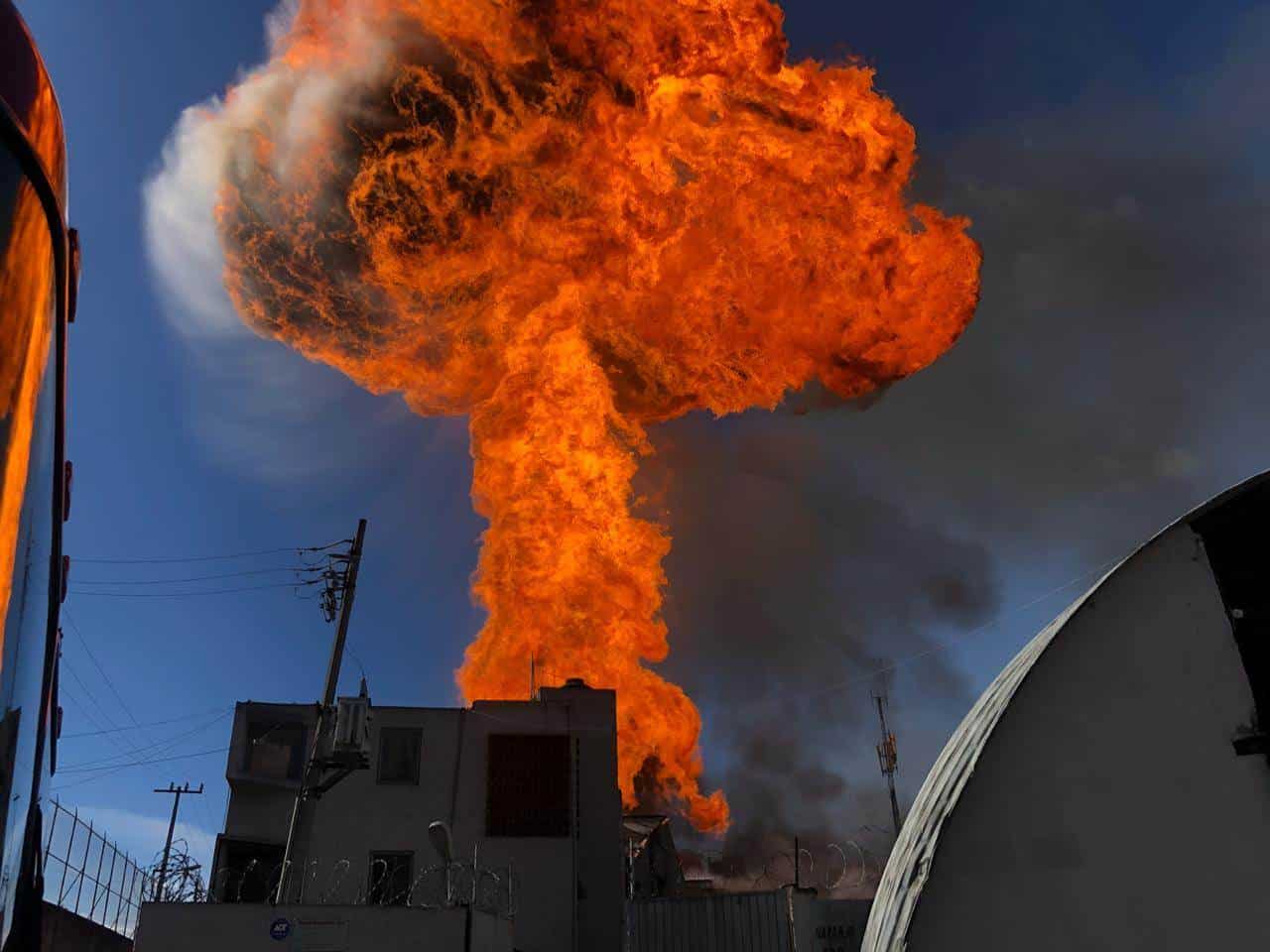 ''Estaba en mi cama y sentí una explosión muy fuerte''