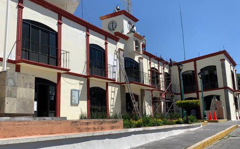 Ciudadanos del municipio de Panotla inconformes con el ayuntamiento.