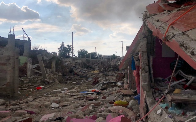 Explosión en Xochimehuacan dejó 45 casas colapsadas y 14 personas hospitalizadas
