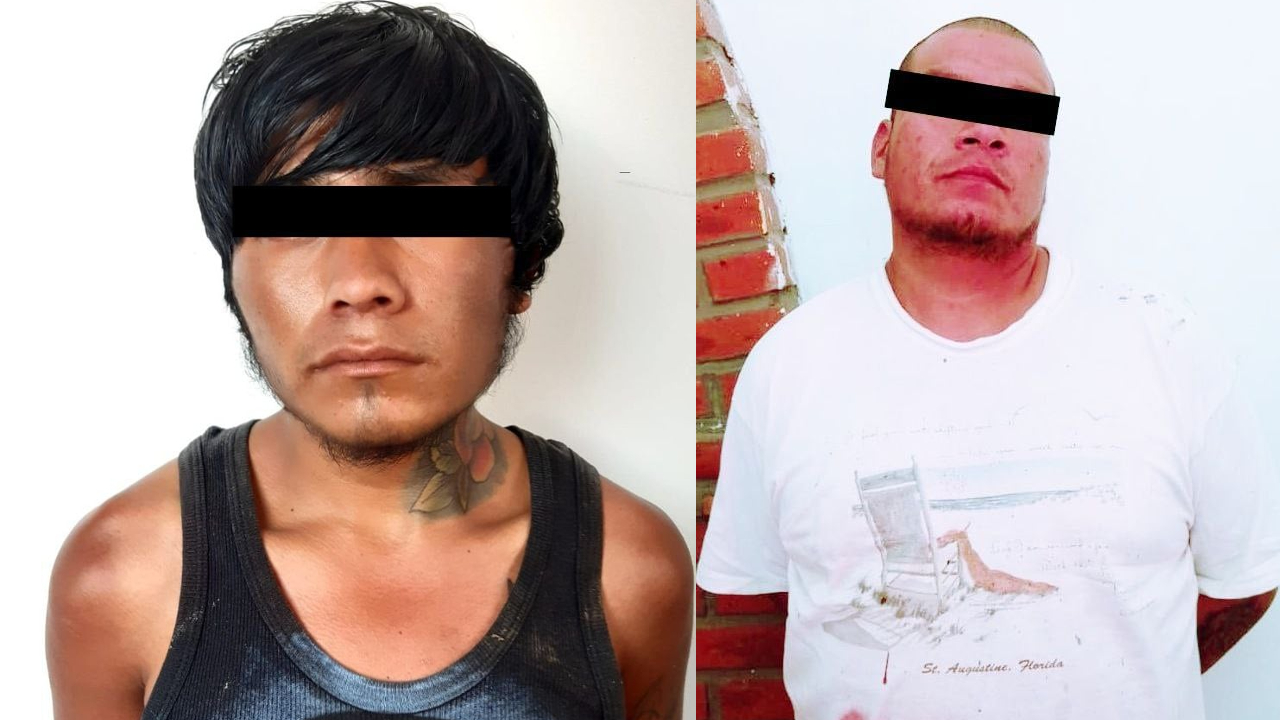 Detienen en Juan C Bonilla a dos masculinos por presunta posesión de droga y un arma de fuego 