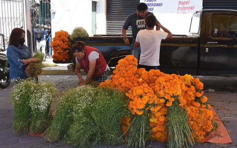 Floristas del estado de Tlaxcala incrementan sus ventas por Día de Muertos