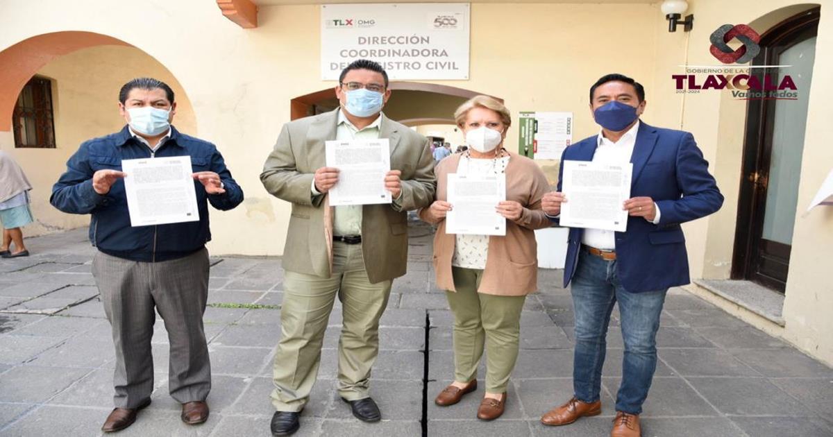 Incrementan coordinación Ayuntamiento de Tlaxcala y Registro Civil Estatal