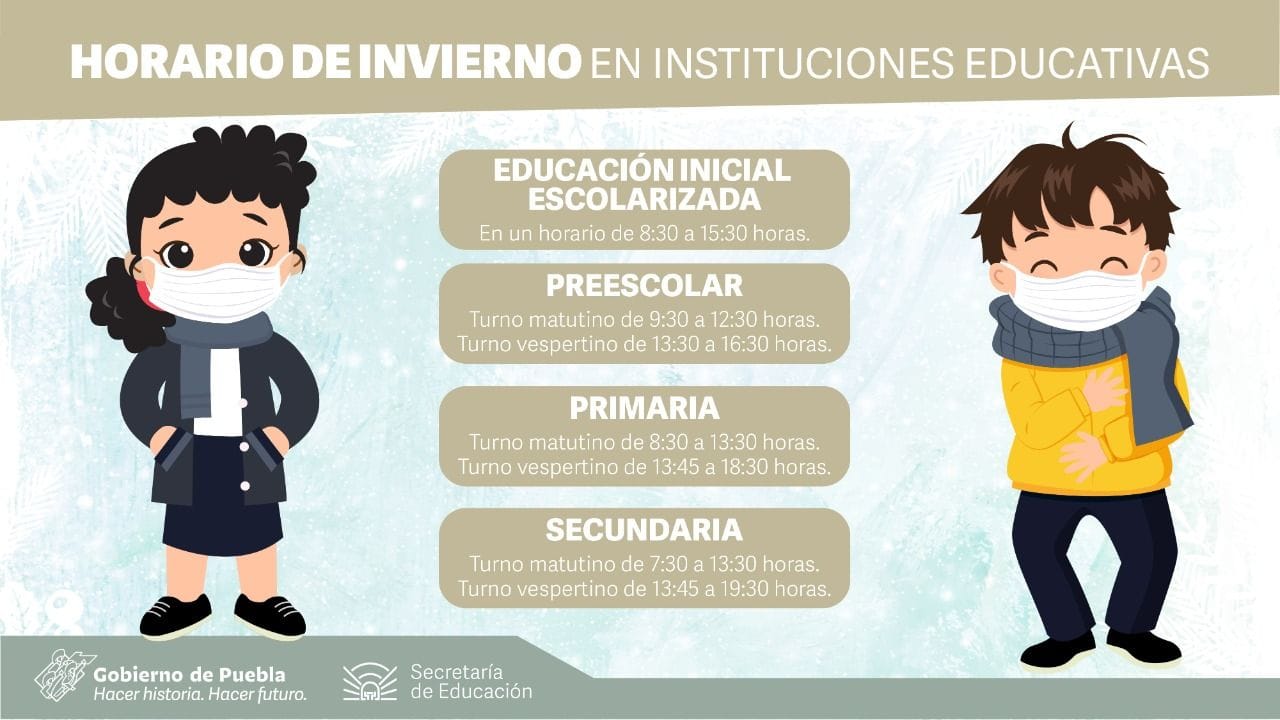 horario invierno sep