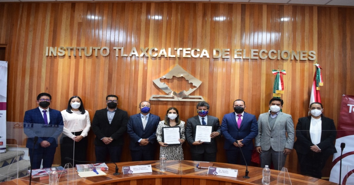 Acuerdan ITE y COLTLAX producir acervo en materia electoral