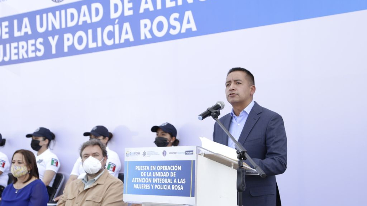 Entró en funciones la Policía Rosa de San Andrés Cholula especializada en atención integral a las mujeres