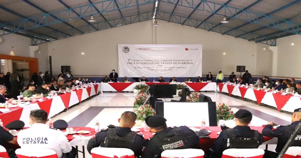 Destacan alcaldes disminución de la incidencia delictiva en reunión de seguridad, realizada en Tepeyanco