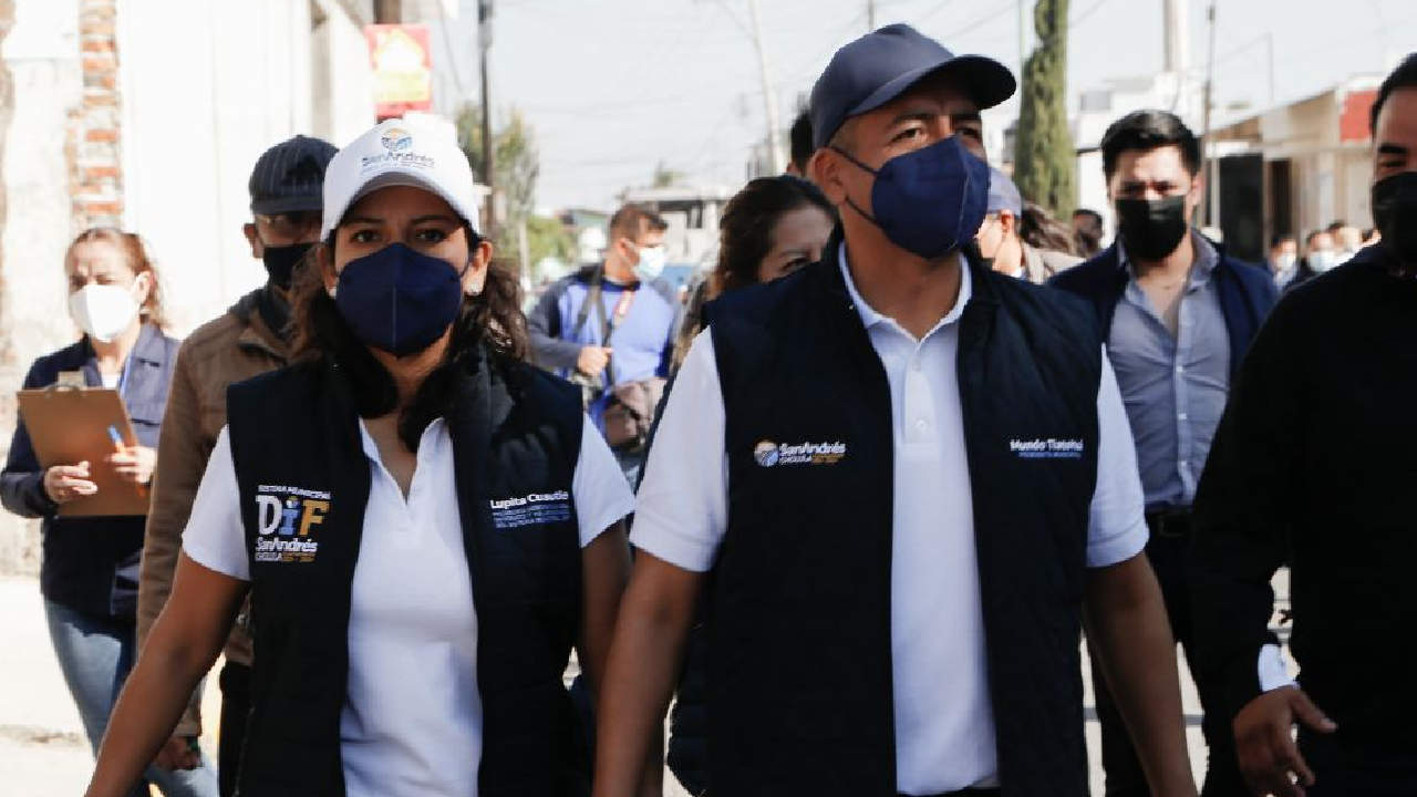 Edmundo Tlatehui asegura que su gobierno tiene el objetivo de otorgar cada uno de los servicios del ayuntamiento en cada sector de San Andrés Cholula 