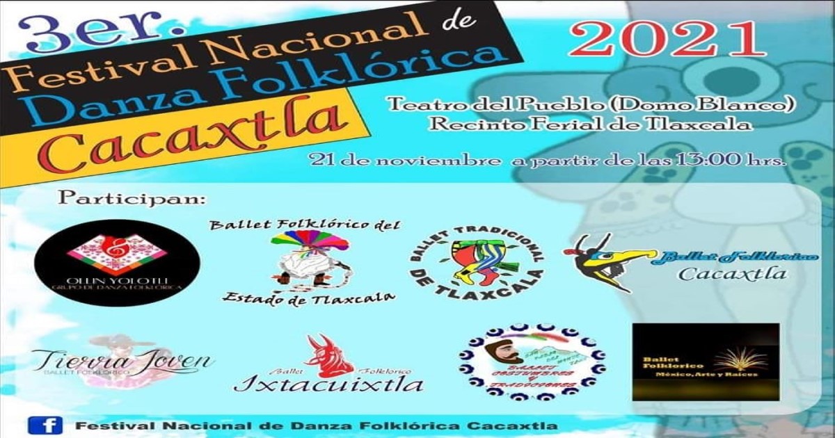 El Festival Nacional de Danza Folklórica Cacaxtla si se presentara este año
