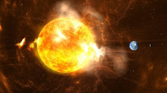 Se acerca una tormenta solar "Caníbal" a la tierra, advierte la nasa