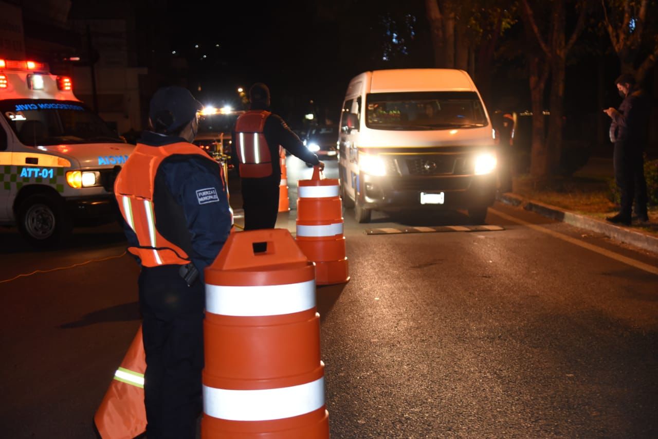 Salva vidas el Operativo Alcoholímetro en Tlaxcala Capital