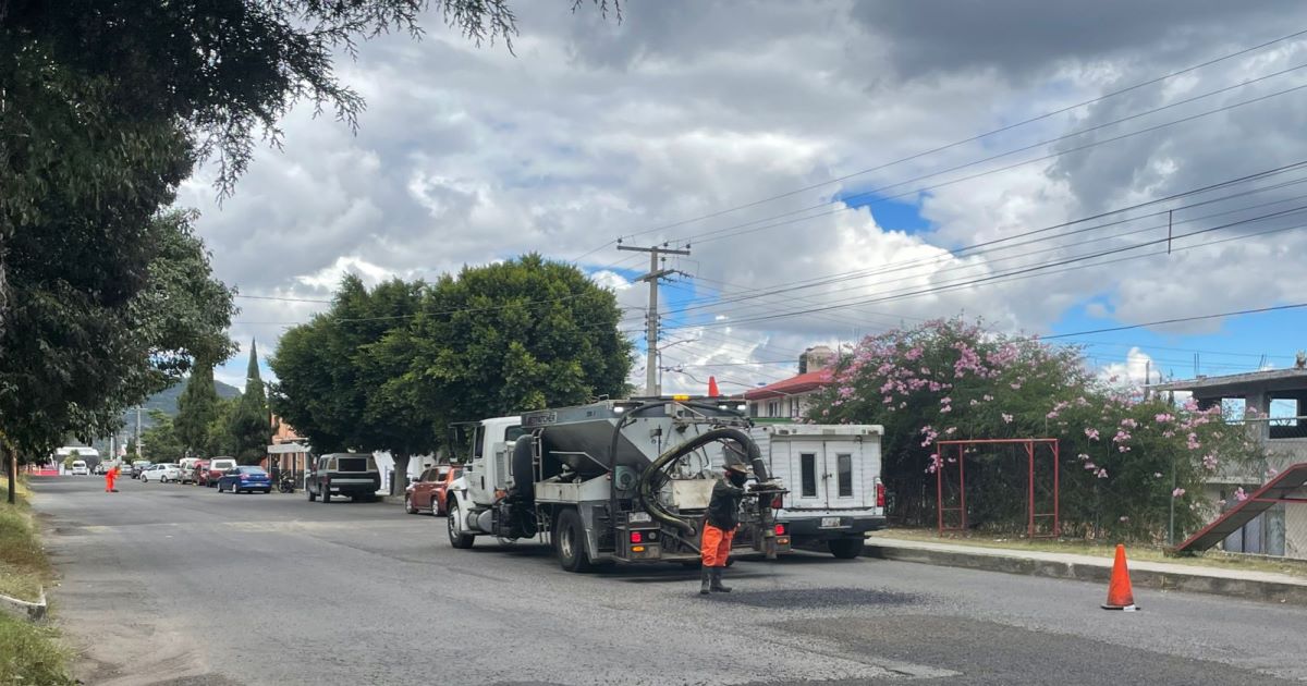 Administración de Jorge Corichi trabaja en las calles de la capital de Tlaxcala