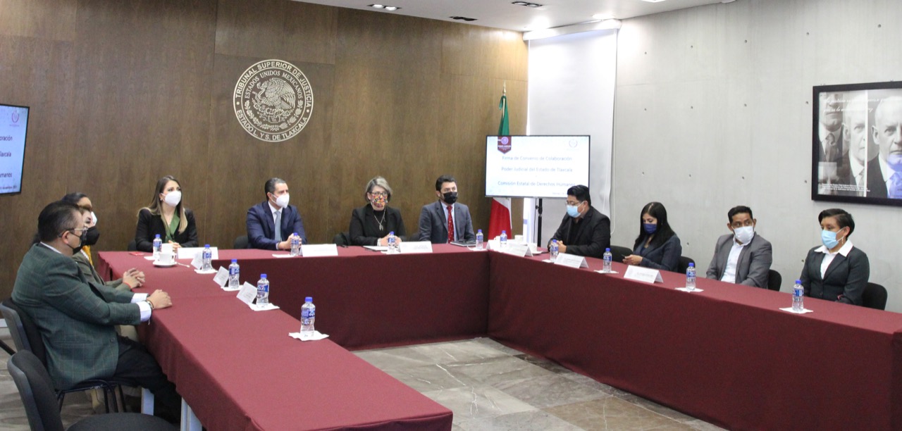 Suman esfuerzos el TSJE y la CEDH para acercar sus servicios a la población