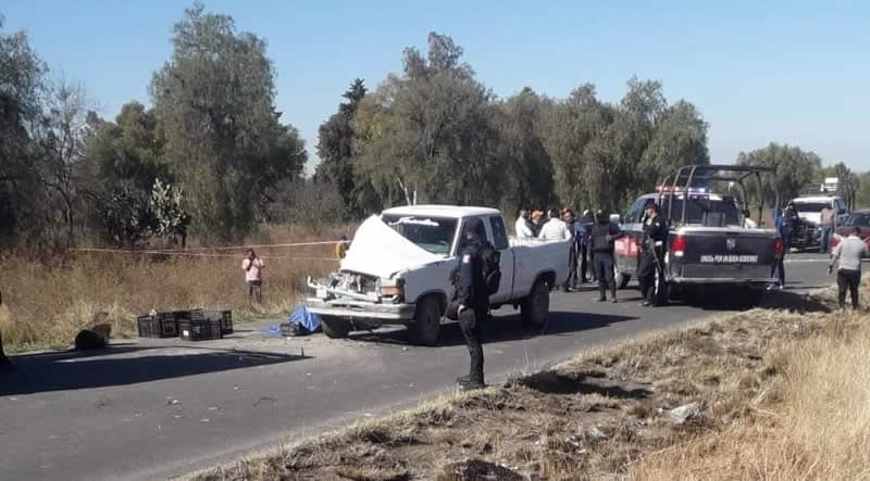 Hombre pierde la vida en accidente   vehicular; viajaba en la batea de una camioneta y salio disparado