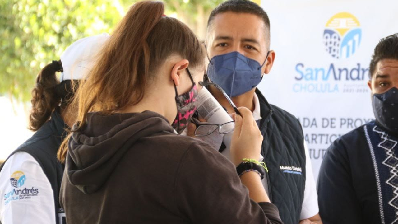 Ayuntamiento de San Andrés Cholula continua con la ejecución del Programa Social "Vista Saludable"