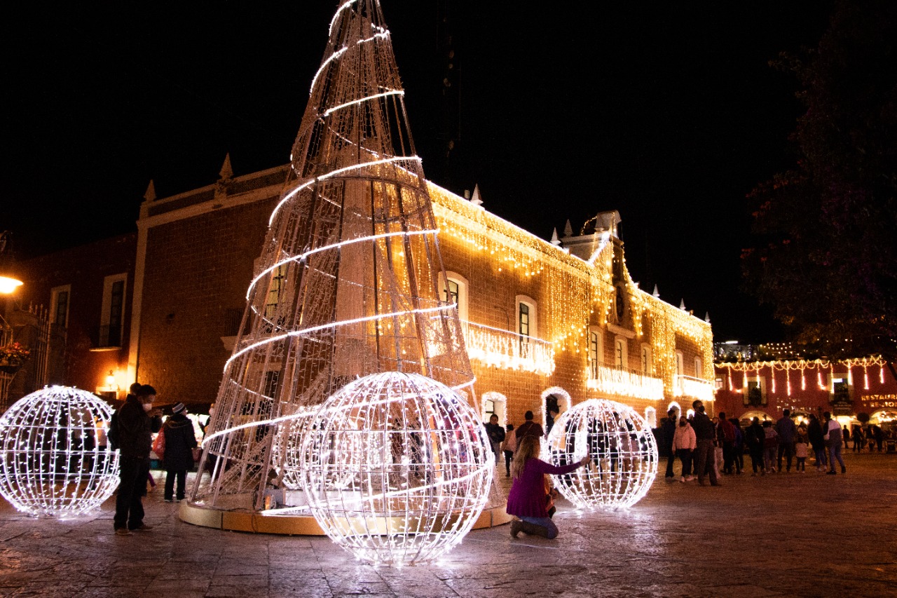 ¡Un Éxito!, en su primer fin de semana de la Villa Iluminada, Atlixco recibió alta afluencia de visitantes