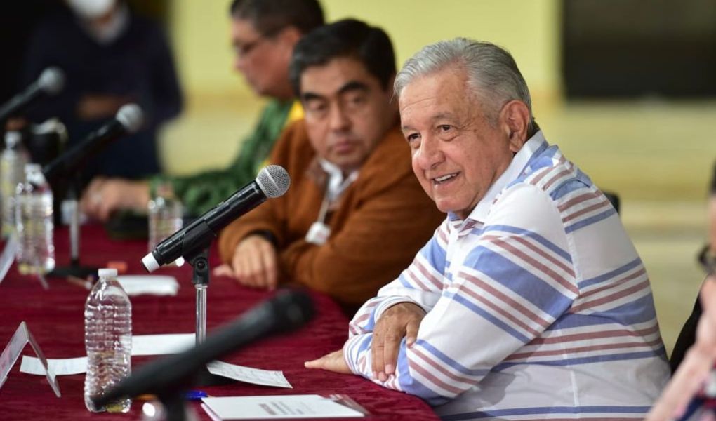 AMLO reconoce al gobierno de Puebla por apoyo a damnificados tras huracán 'Grace'