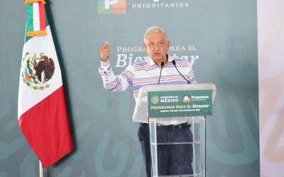 Anuncia AMLO ampliación de apoyos en programas del bienestar para Tlaxcala