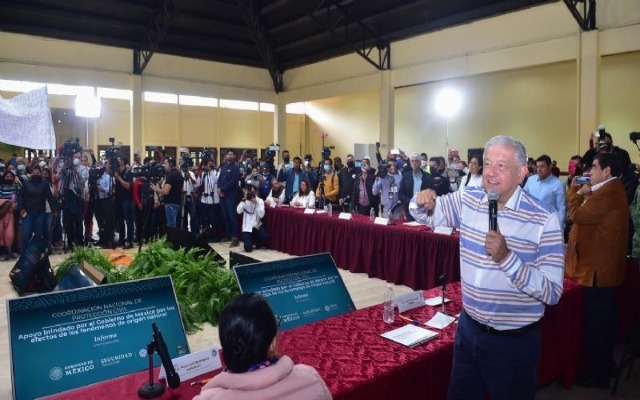 AMLO afirma que son organizaciones inconformes las responsables de protestas en Huauchinango