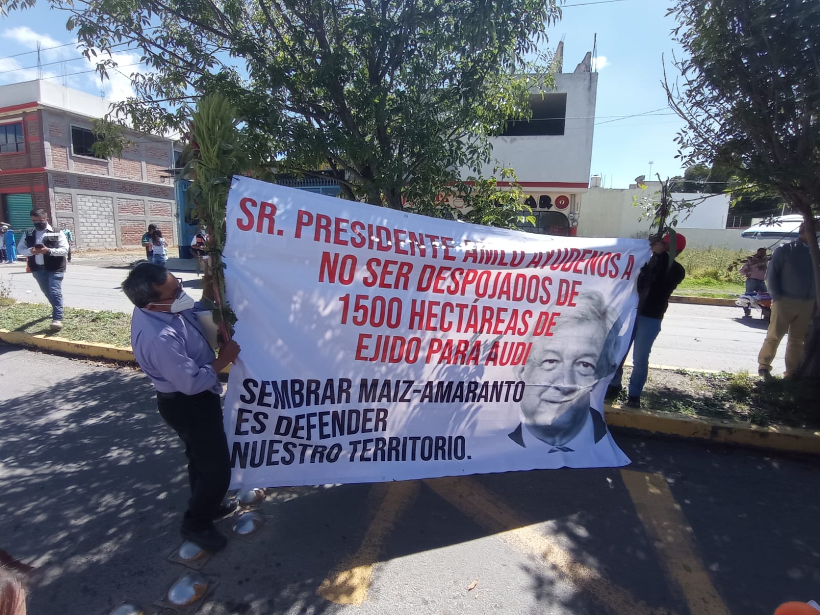 Pretende Audi apropiarse de hectáreas en Cuapiaxtla, productores solicitan ayuda al presidente