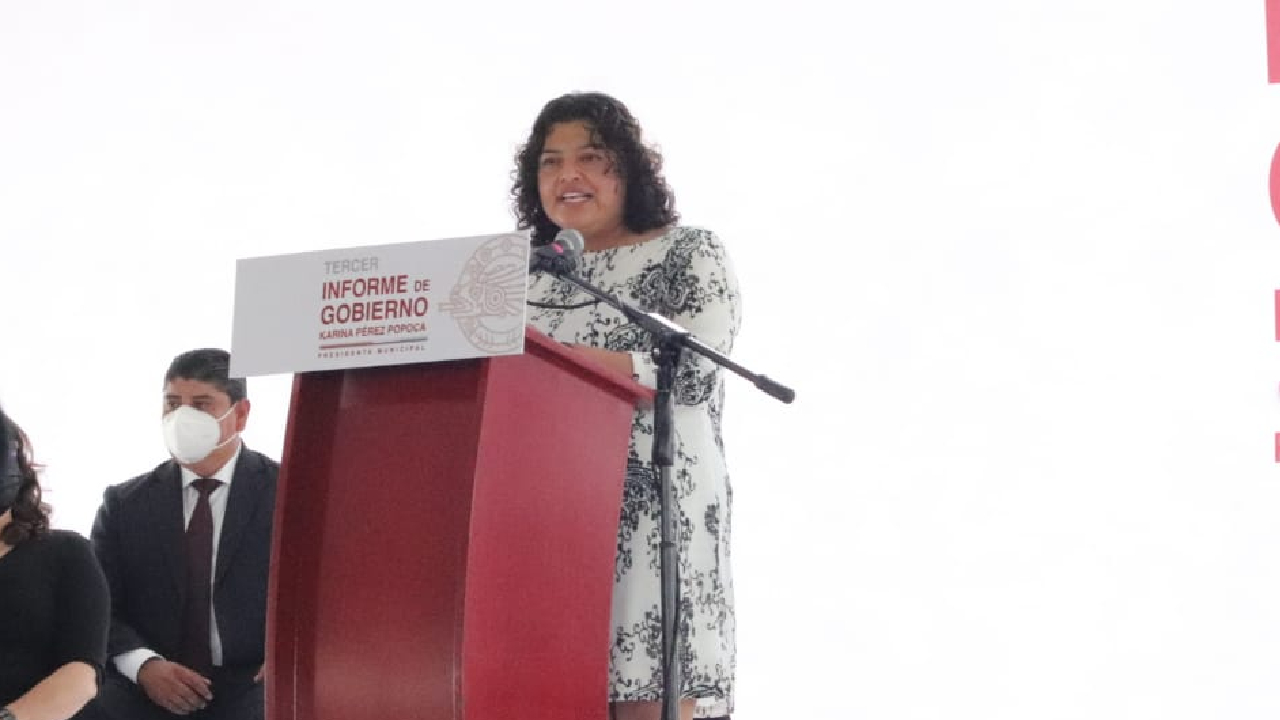 Karina Pérez Popoca presentó su Tercer Informe de Gobierno 