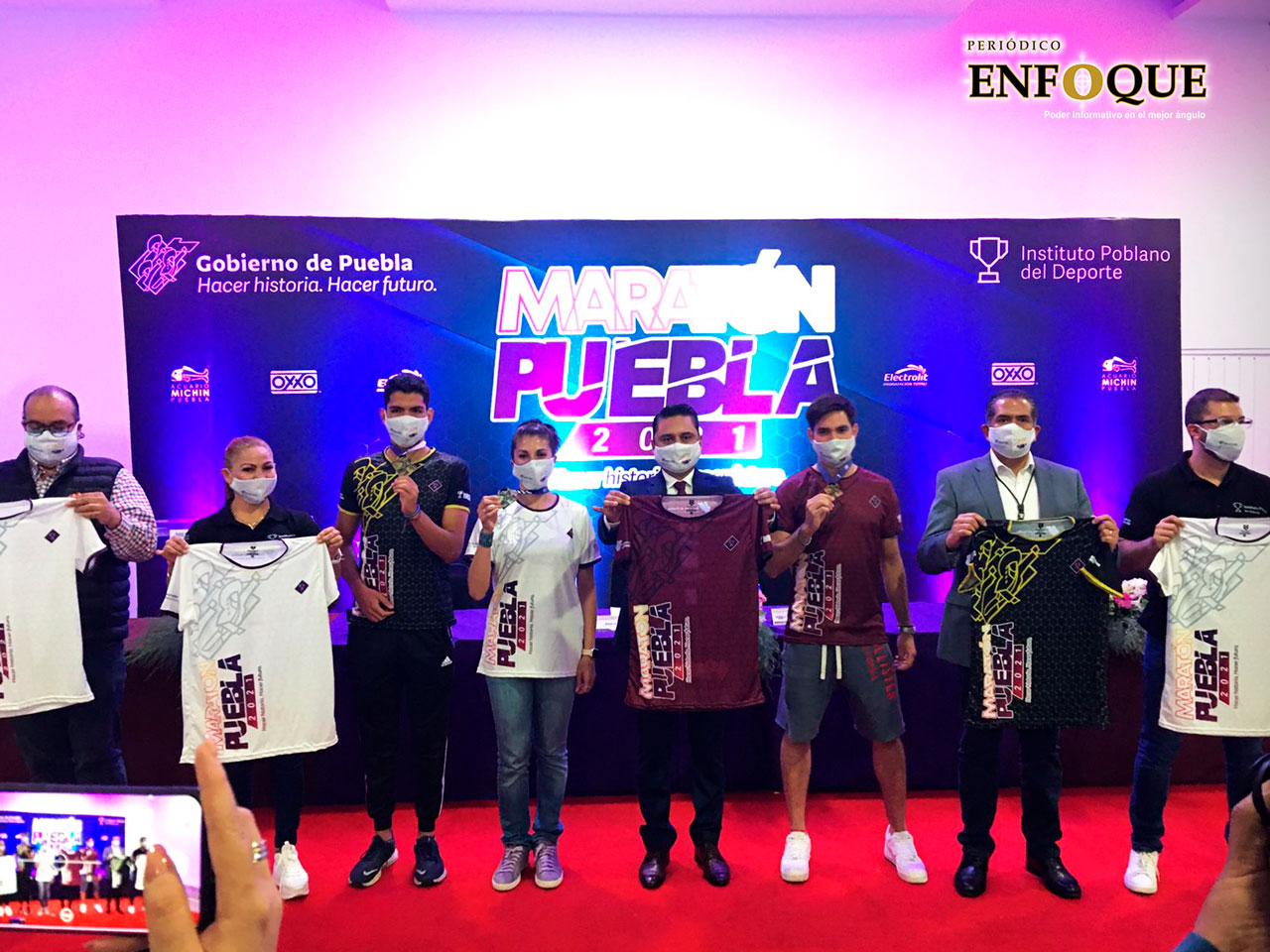 Ya hay playera y medalla para el Maratón de Puebla