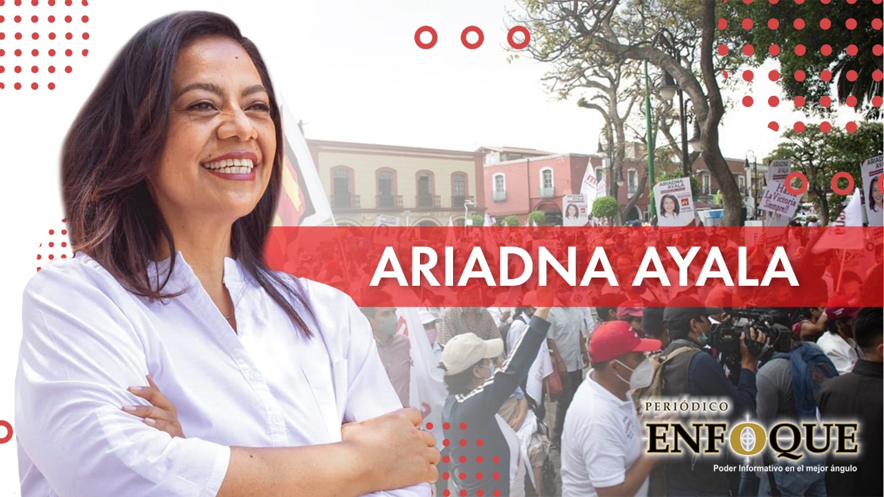  Ariadna Ayala limpia el gobierno de Atlixco