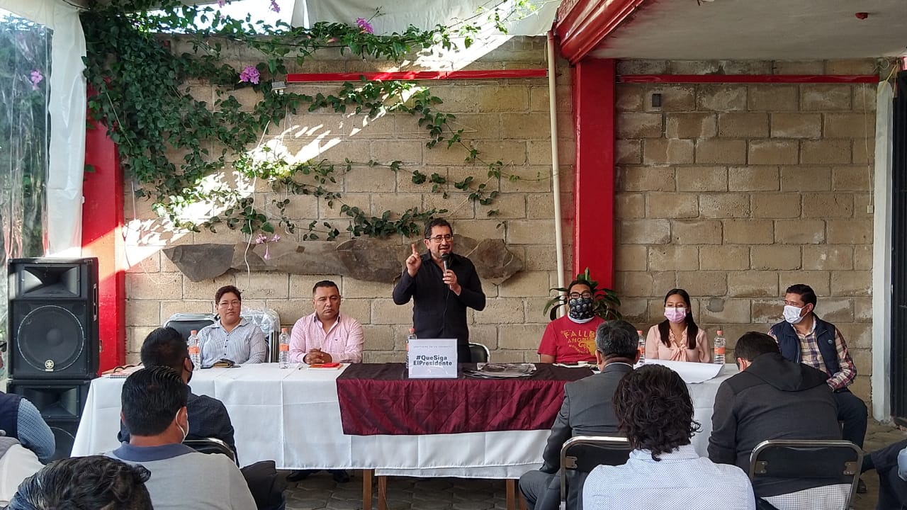 Morenistas de Tlaxcala se preparan para defender a AMLO en la consulta de revocación de mandato